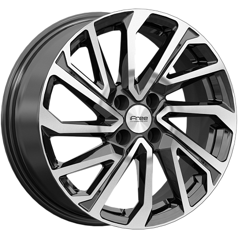 Неом (Rio/Solaris) (КС1172) 6.500xR16 4x100 DIA54.1 ET46 алмаз черный Неом (Rio/Solaris) (КС1172) 6.500xR16 4x100 DIA54.1 ET46 алмаз черный