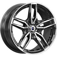 Литые диски Бартон (КС1110) 8.000xR17 5x120 DIA72.6 ET30 алмаз черный для BMW 3 Series Coupe