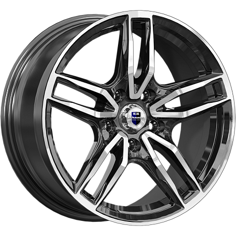 Бартон (КС1110) 8.000xR17 5x112 DIA66.6 ET35 алмаз черный Бартон (КС1110) 8.000xR17 5x112 DIA66.6 ET35 алмаз черный