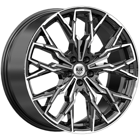 Элерон (КС1168) 9.000xR20 5x112 DIA66.6 ET37 алмаз черный Элерон (КС1168) 9.000xR20 5x112 DIA66.6 ET37 алмаз черный