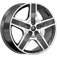 Литые диски КР008 (20_ Evoque) (КР008) 8.500xR20 5x108 DIA63.35 ET40 Diamond Black Gris для Volvo Xc90