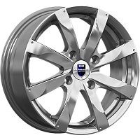 Литые диски Джемини (КС617) 6.000xR15 4x100 DIA67.1 ET38 дарк платинум для Daihatsu Copen