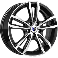 Литые диски Samara (КС866) 6.000xR16 5x112 DIA66.6 ET40 алмаз черный SK Литые диски Samara (КС866) 6.000xR16 5x112 DIA66.6 ET40 алмаз черный SK