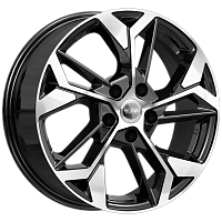 Литые диски КС1062 (ZV 17_Creta) (КС1062) 6.500xR17 5x114.3 DIA67.1 ET45 алмаз черный для Belgee S50