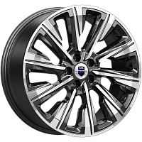 Литые диски Галего (КС1039) 7.500xR19 5x108 DIA63.35 ET49 алмаз черный Литые диски Галего (КС1039) 7.500xR19 5x108 DIA63.35 ET49 алмаз черный