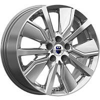 Литые диски Гамбит (КС961) 6.500xR16 5x100 DIA57.1 ET38 дарк платинум для Skoda Rapid