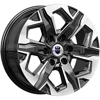 Литые диски Тейт (КС1050) 7.500xR17 6x114.3 DIA67.1 ET39 алмаз черный Литые диски Тейт (КС1050) 7.500xR17 6x114.3 DIA67.1 ET39 алмаз черный