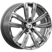 Литые диски Аламер (КС1216) 7.500xR18 5x114.3 DIA64.1 ET45 дарк платинум для Honda Литые диски Аламер (КС1216) 7.500xR18 5x114.3 DIA64.1 ET45 дарк платинум для Honda