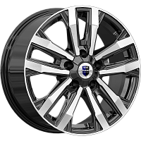 Литые диски Мичиган (КС1107) 8.000xR18 5x130 DIA71.6 ET56 алмаз черный для Volkswagen Touareg Литые диски Мичиган (КС1107) 8.000xR18 5x130 DIA71.6 ET56 алмаз черный для Volkswagen Touareg