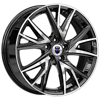 Литые диски Кайлас (КС1054) 6.500xR18 5x108 DIA63.35 ET50 алмаз черный