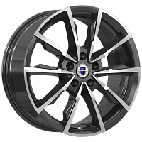 Литые диски Меренге (КС902) 7.500xR17 5x112 DIA66.6 ET40 алмаз черный для SsangYong Korando