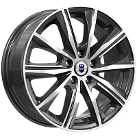 Литые диски Арнар (КС904) 7.000xR16 5x108 DIA63.35 ET50 алмаз черный для Jaguar X-Type