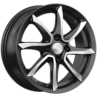Литые диски ОСАКА (КЛ317) 6.000xR15 4x100 DIA67.1 ET45 Алмаз бархат новый для Daewoo Kalos