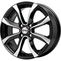 Литые диски Дайс (КС696) 6.000xR15 4x100 DIA67.1 ET38 Блэк Джек для SEAT Cordoba