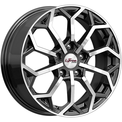 Спейс-Нидл (КС1000) 6.500xR16 5x112 DIA57.1 ET46 Блэк Джек Спейс-Нидл (КС1000) 6.500xR16 5x112 DIA57.1 ET46 Блэк Джек