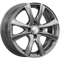 Литые диски МАЛЬТА (КЛ189) 6.000xR15 4x100 DIA60.1 ET45 графит для Volkswagen Vento