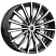 Акцент (КС641) 5.500xR14 4x100 DIA56.6 ET45 алмаз черный Акцент (КС641) 5.500xR14 4x100 DIA56.6 ET45 алмаз черный