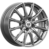 Литые диски Сандал (КС1199) 6.000xR15 4x100 DIA60.1 ET40 дарк платинум для Nissan