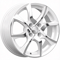 Литые диски ТУЛОН (КЛ233) 6.000xR15 4x100 DIA67.1 ET45 алмаз-белый для Chevrolet Nexia