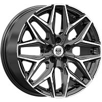 Литые диски Ариус (КС1187) 7.000xR17 5x108 DIA65.1 ET38 алмаз черный