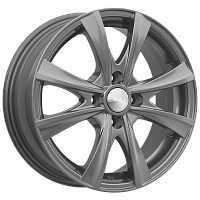 Литые диски МАЛЬТА (КЛ189) 6.000xR15 4x100 DIA54.1 ET48 графит для Hyundai Solaris