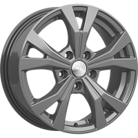 Литые диски НАГАНО (КЛ240М) 6.500xR16 5x112 DIA66.6 ET38 графит для Skoda Karoq