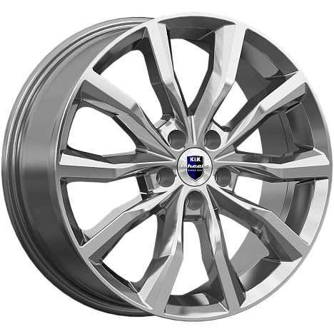 Портер (КС906) 7.500xR18 5x110 DIA65.1 ET35 дарк платинум Портер (КС906) 7.500xR18 5x110 DIA65.1 ET35 дарк платинум