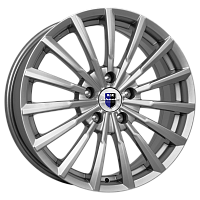 Литые диски Акцент (КС562) 7.000xR17 5x112 DIA57.1 ET49 дарк платинум для Audi A3 Sportback