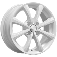 Литые диски КАЛЛИСТО-13 (КЛ098) 5.500xR13 4x98 DIA58.6 ET35 белый для Lada 2108 Samara