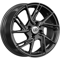 Литые диски Up115 (КС1033) 6.500xR15 4x100 DIA60.1 ET37 New Black для Renault Logan