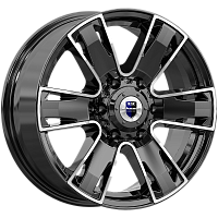 Литые диски Севенна-оригинал (КС726) (КС726) 7.000xR17 6x139.7 DIA100.1 ET38 алмаз черный для Nissan Navara