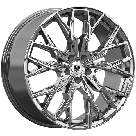 Элерон (КС1168) 9.000xR20 5x120 DIA72.6 ET45 дарк платинум Элерон (КС1168) 9.000xR20 5x120 DIA72.6 ET45 дарк платинум