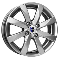 Литые диски Джемини (КС617) 6.000xR15 4x100 DIA67.1 ET38 дарк платинум для Chery Amulet