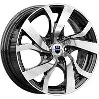 Литые диски Палермо-оригинал (КС607) (КС607) 6.500xR16 5x105 DIA56.6 ET39 алмаз черный Литые диски Палермо-оригинал (КС607) (КС607) 6.500xR16 5x105 DIA56.6 ET39 алмаз черный