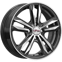 Литые диски Маскот (КС870) 6.000xR15 4x98 DIA58.5 ET35 Блэк Джек для Lada Kalina