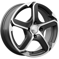 Литые диски АЛЛИГАТОР (КЛ132) 6.000xR15 4x100 DIA67.1 ET38 Алмаз бархат новый для Toyota Yaris