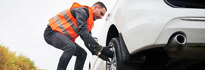 Что делать, если спустило колесо