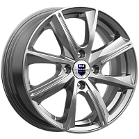 Литые диски Арнар (КС890) 6.000xR15 4x100 DIA67.1 ET35 дарк платинум для Renault Megane Литые диски Арнар (КС890) 6.000xR15 4x100 DIA67.1 ET35 дарк платинум для Renault Megane