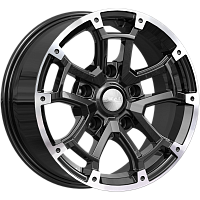 Литые диски БАРАХАС (КЛ378) 7.000xR16 5x139.7 DIA98.5 ET30 алмаз для Lada Niva